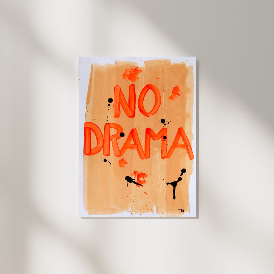No Drama – A4 Original Painting