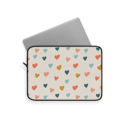 Laptop Sleeve, Hearts - Tania Bisaz