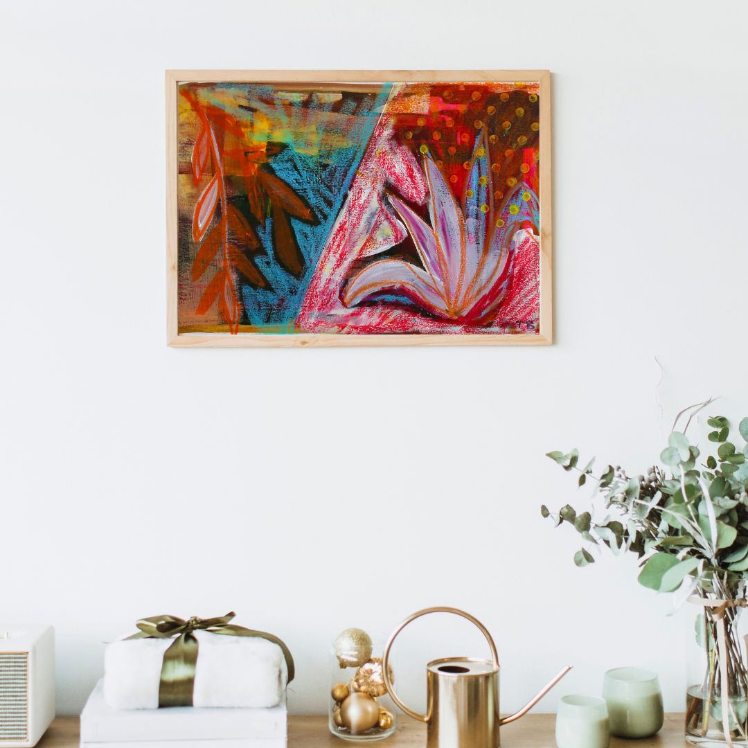 In Bloom – A4 Original Painting on Paper