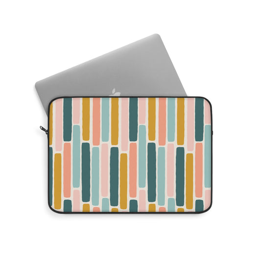 Laptop Sleeve, Watercolour Stripes - Tania Bisaz