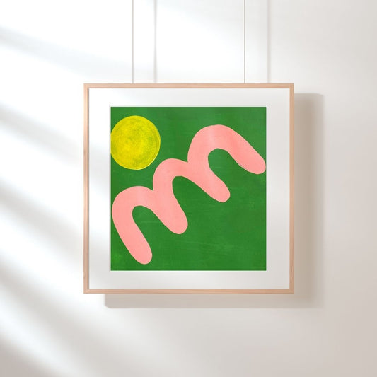 Original Abstract Painting, Desert Botanicals #01 - Tania Bisaz