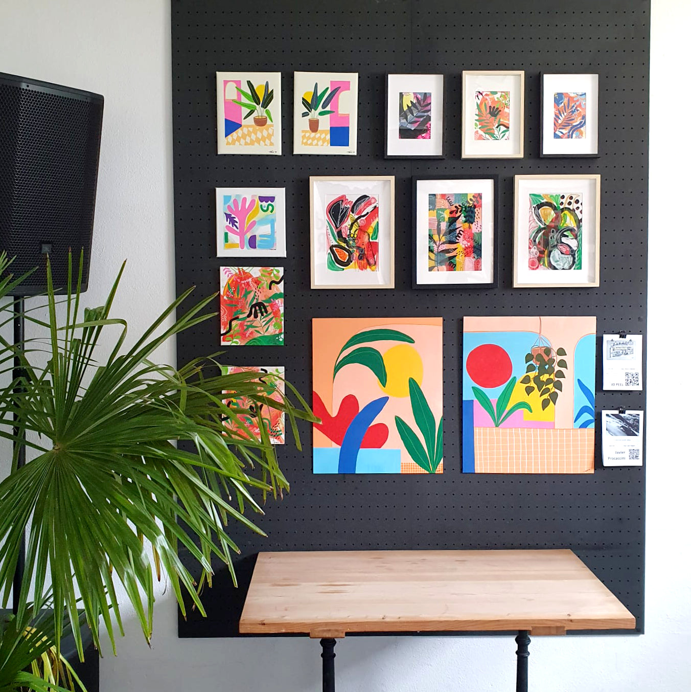 Original Abstract Painting, 24 x 30 cm - Tania Bisaz