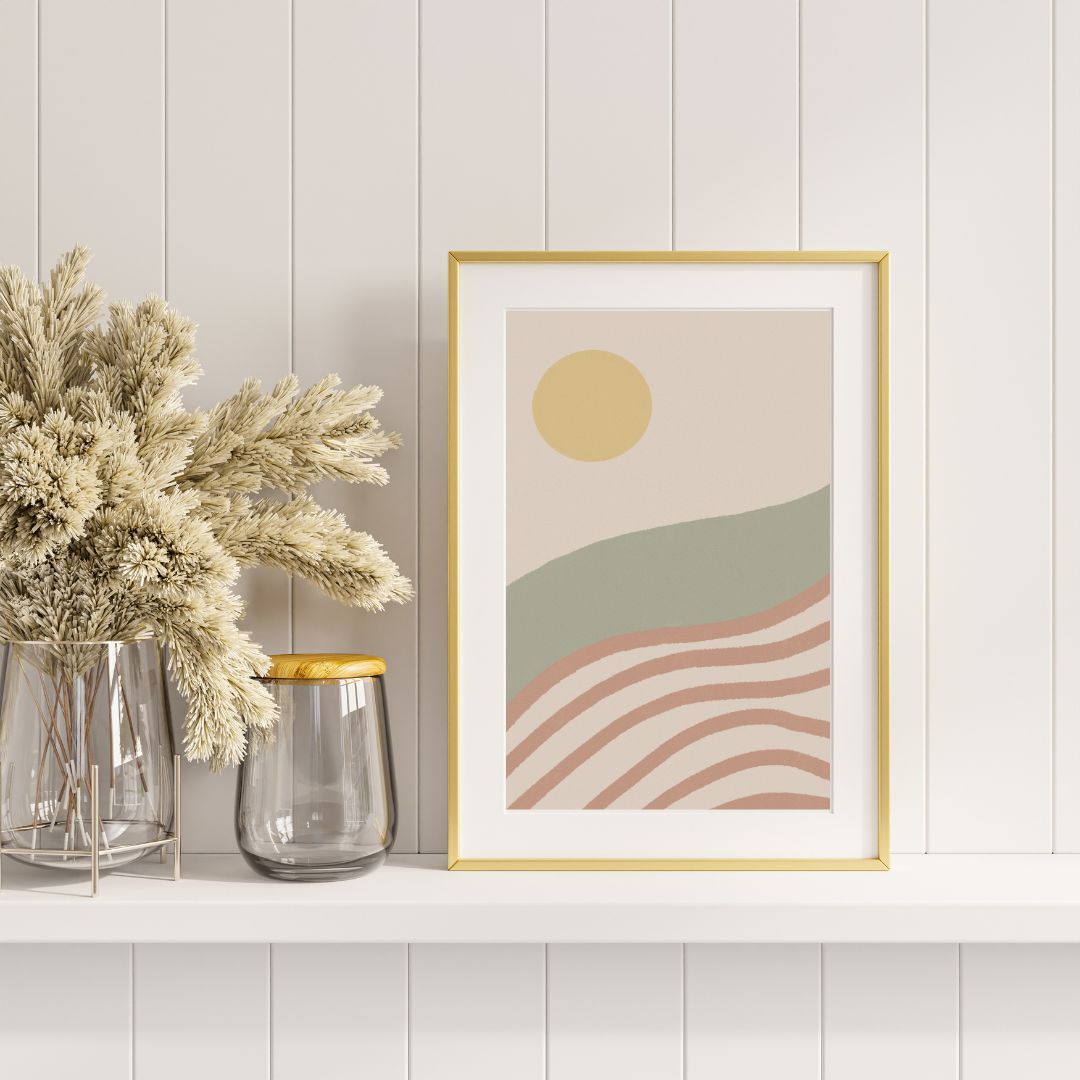 Abstract Sea, Digital Art Print - Tania Bisaz