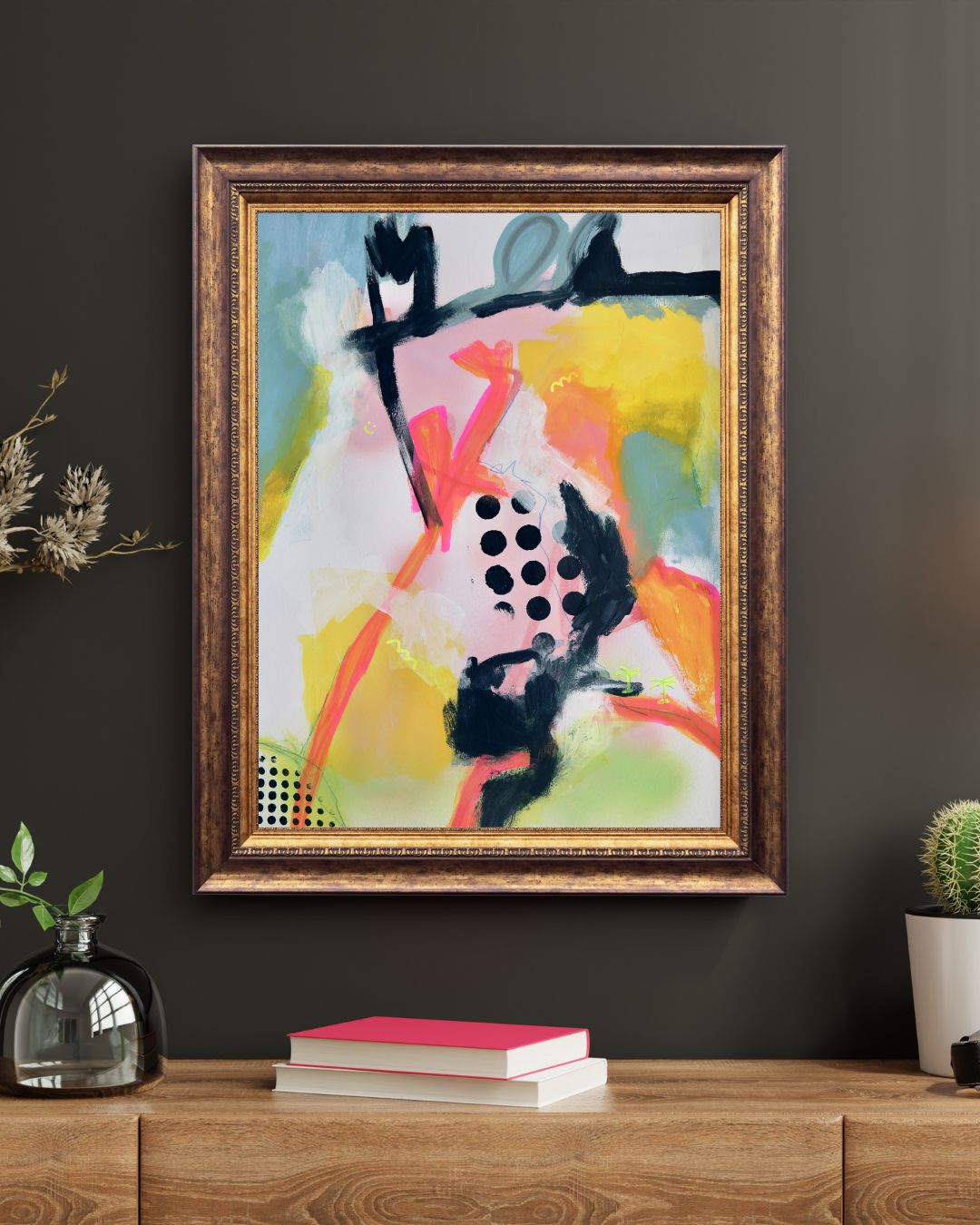 Oops I Like It - Original Abstract Painting, A2 (42 x 59.4 cm)