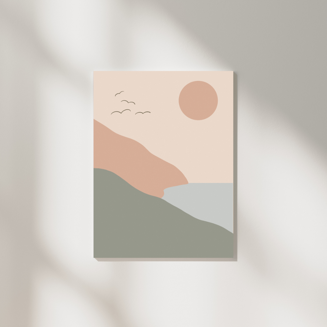 The Birds And The Sea, Digital Art Print - Tania Bisaz