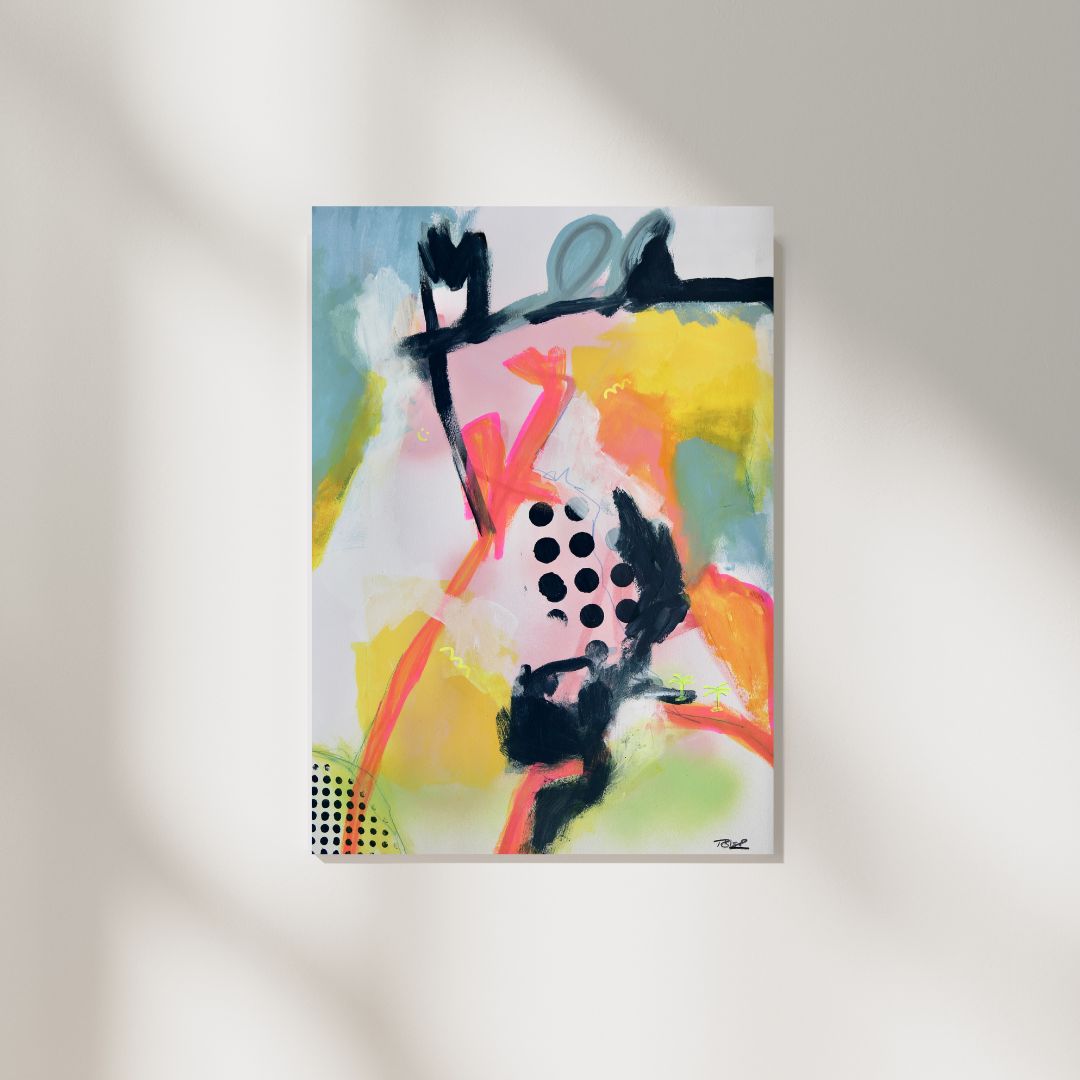 Oops I Like It - Original Abstract Painting, A2 (42 x 59.4 cm)