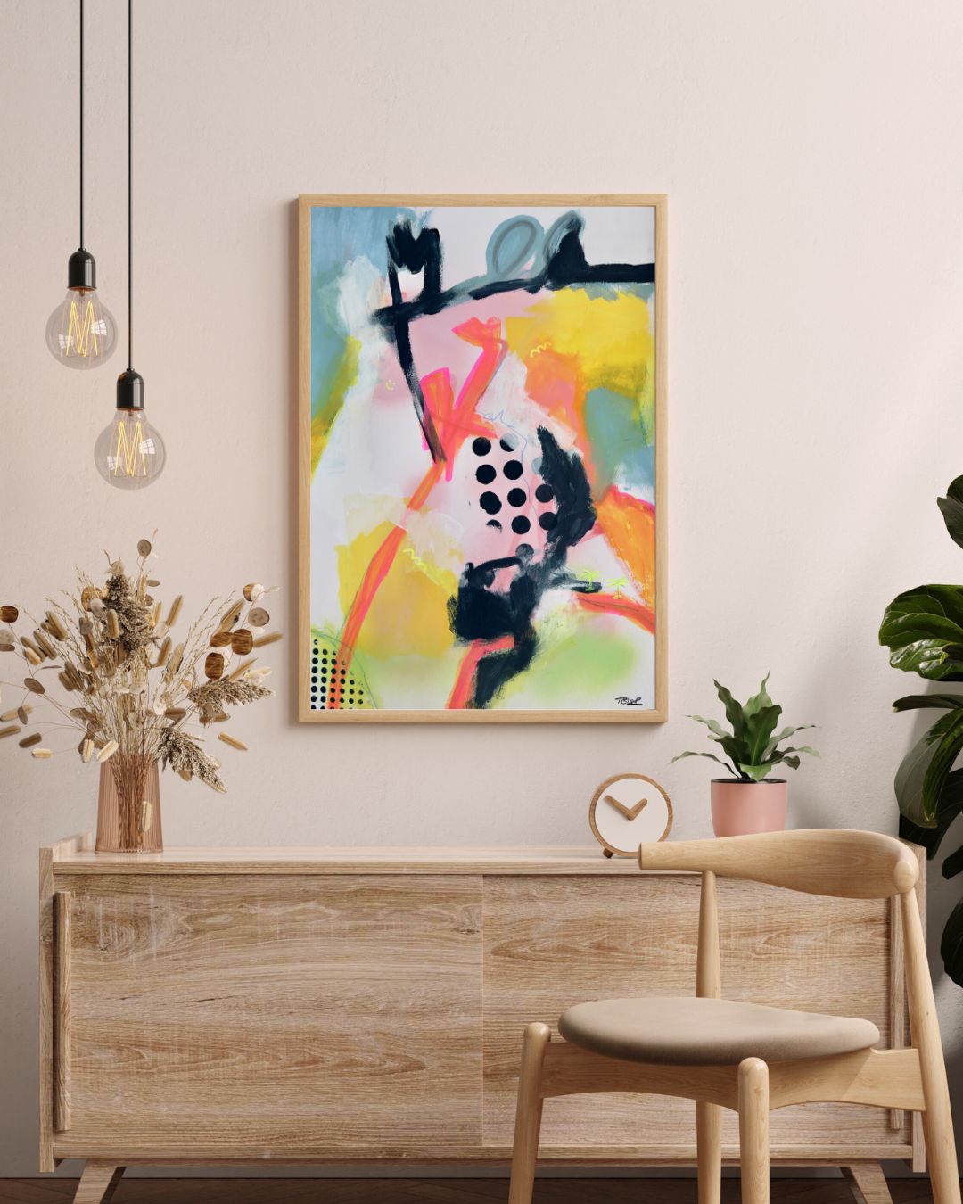 Oops I Like It - Original Abstract Painting, A2 (42 x 59.4 cm)