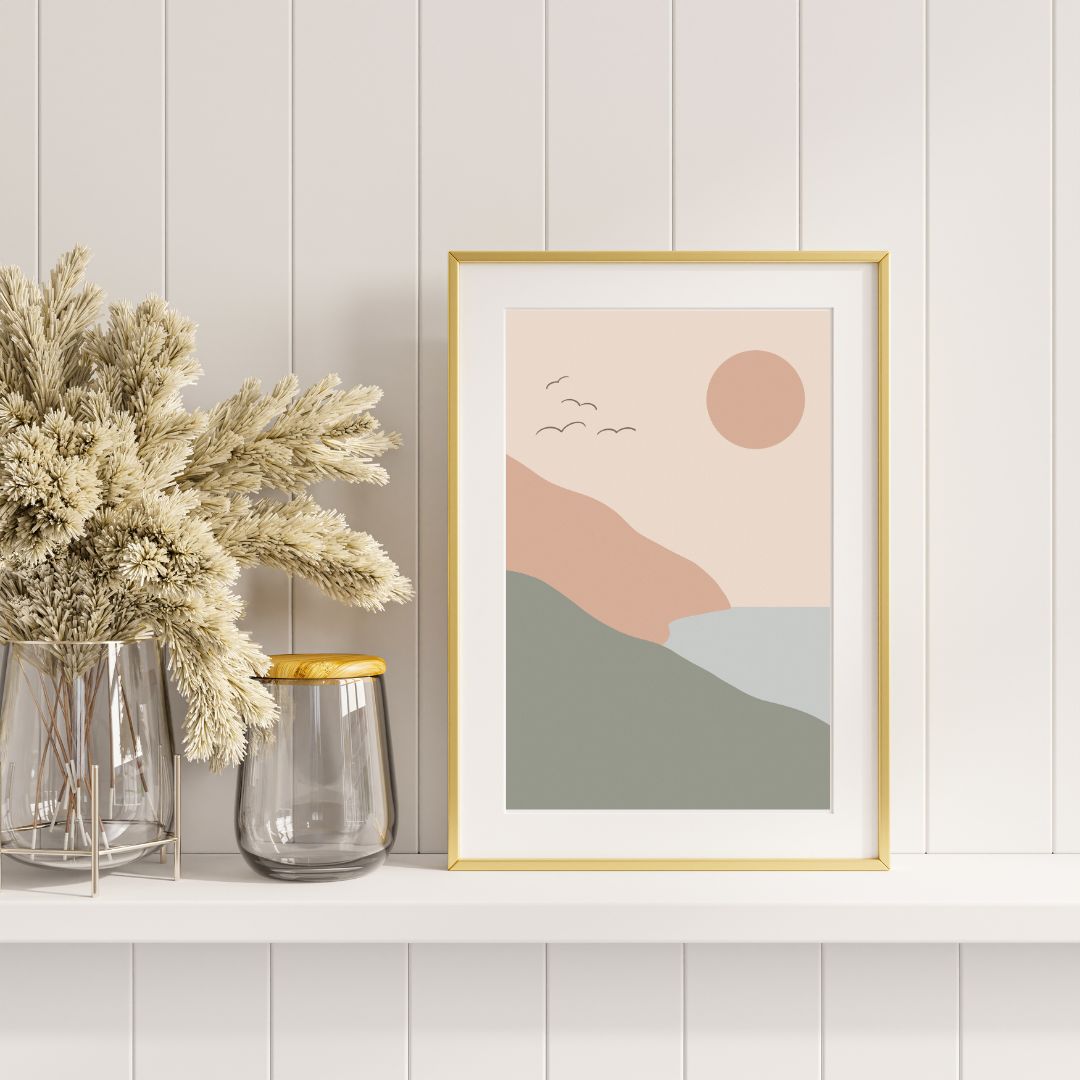 The Birds And The Sea, Digital Art Print - Tania Bisaz