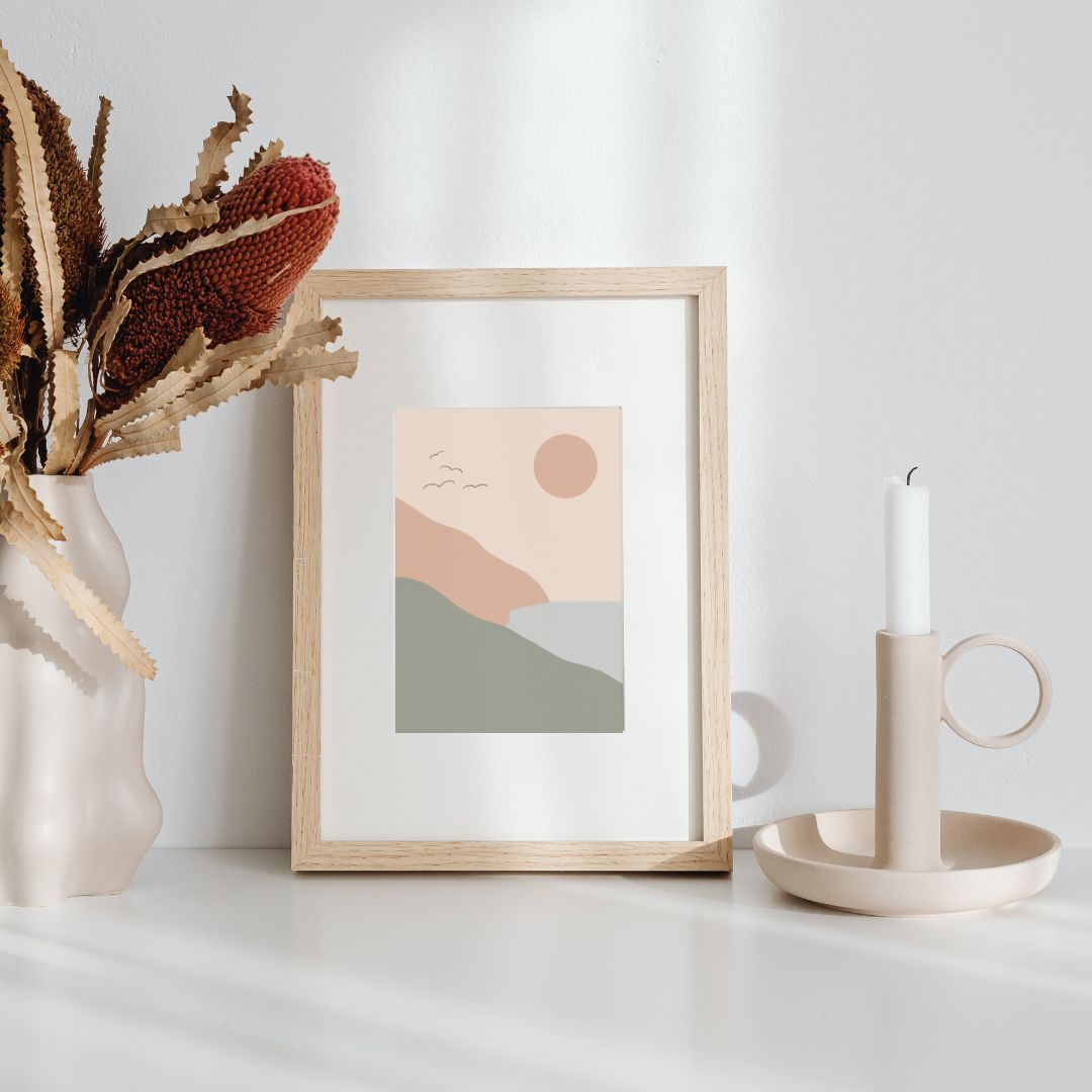 The Birds And The Sea, Digital Art Print - Tania Bisaz