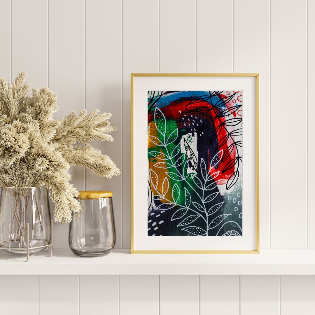 ABSTRACT ART POSTER PRINT