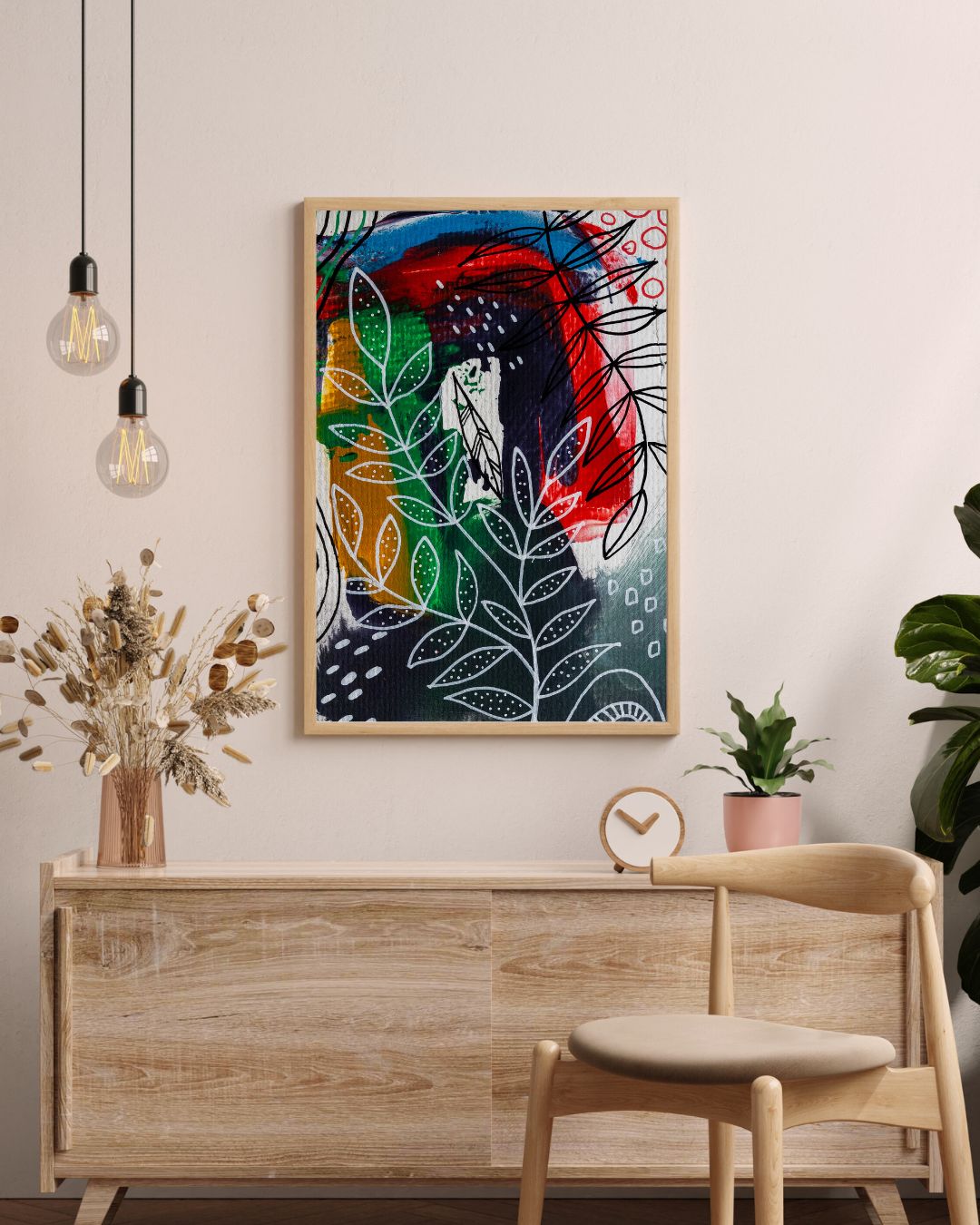 ABSTRACT ART POSTER PRINT