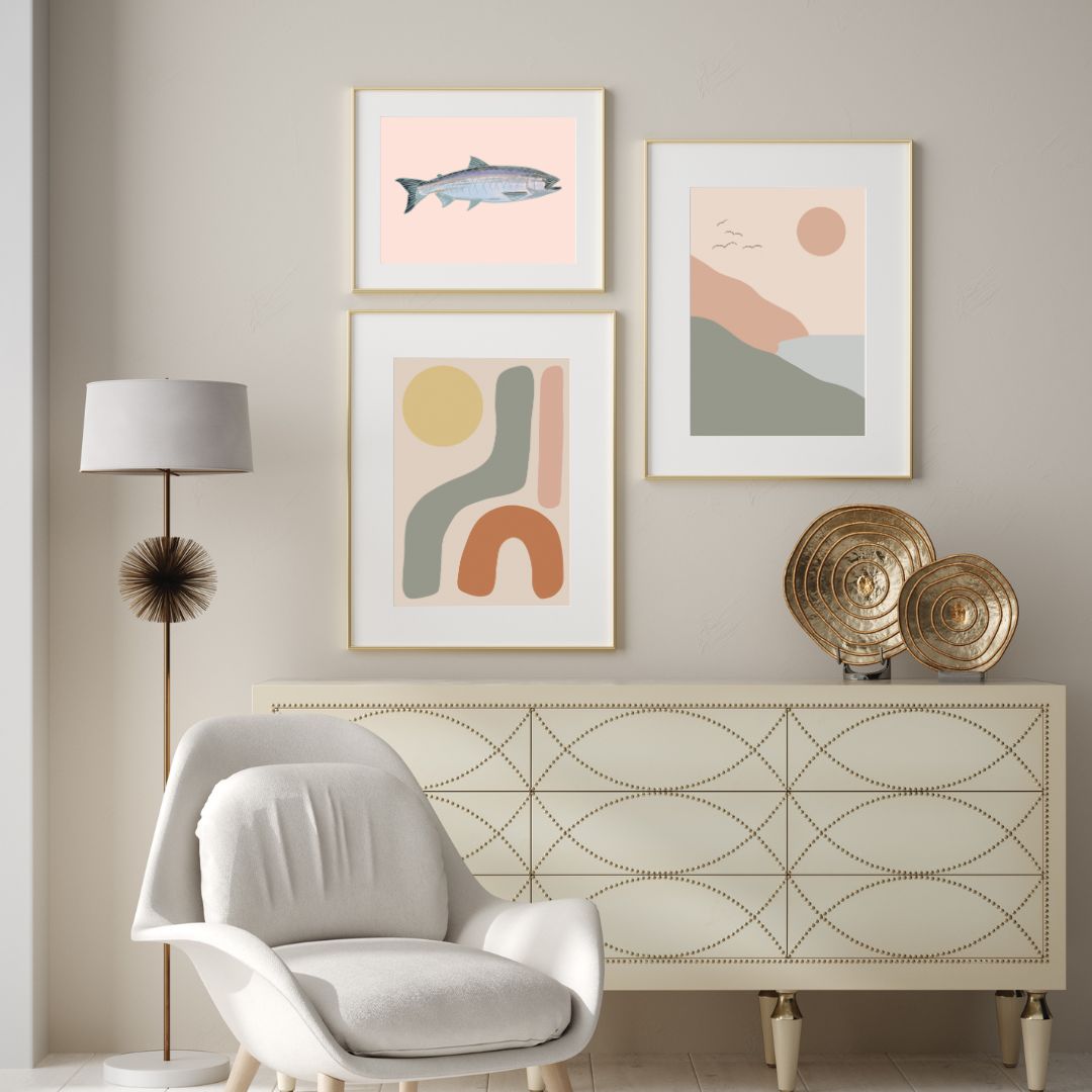 Abstract Bold Shapes, Digital Art Print - Tania Bisaz