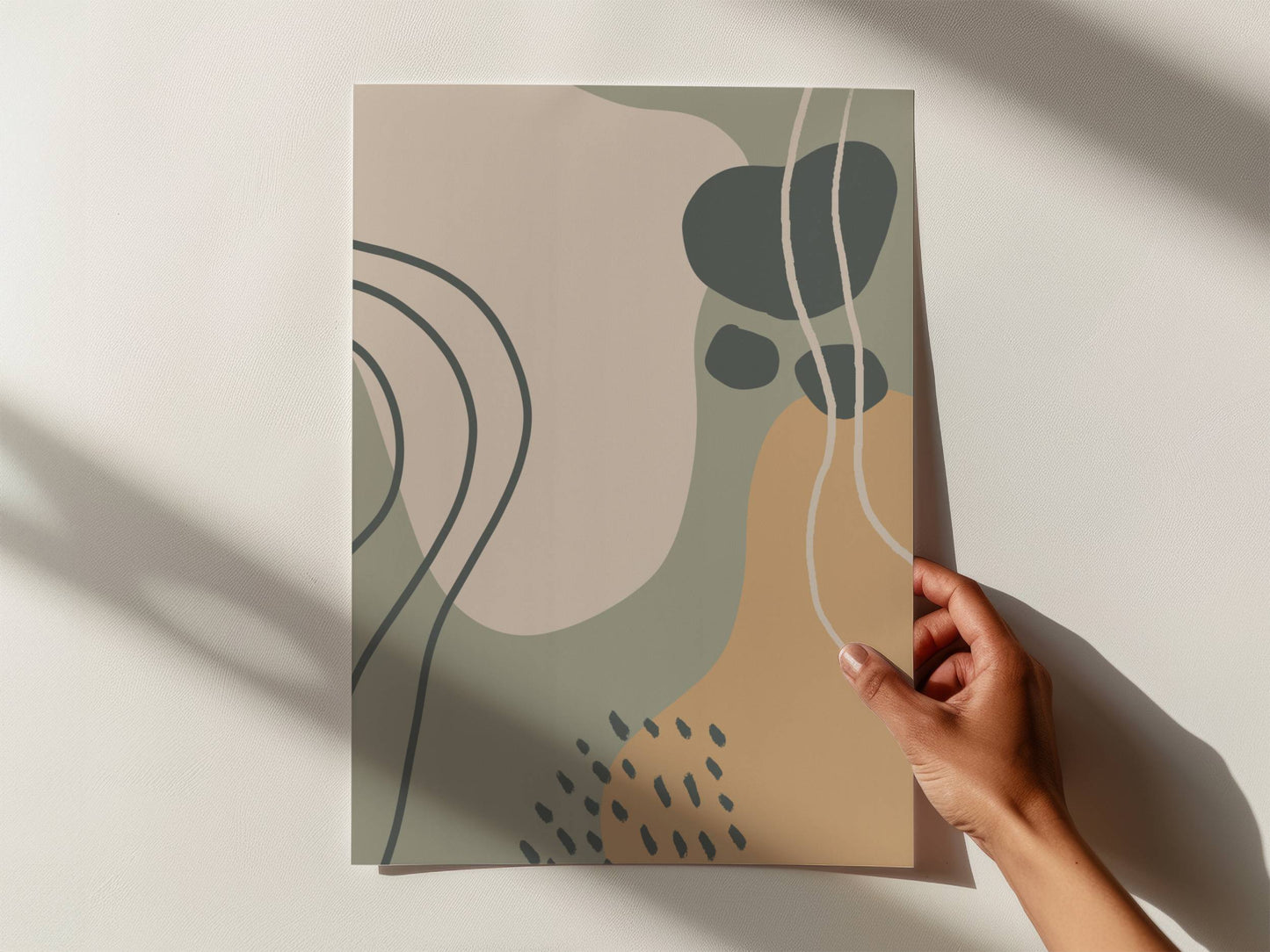Abstract Shapes, Digital Art Print