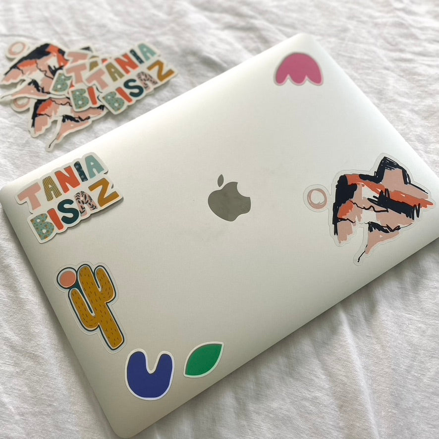 Die Cut Sticker Set, 5 Pieces - Tania Bisaz