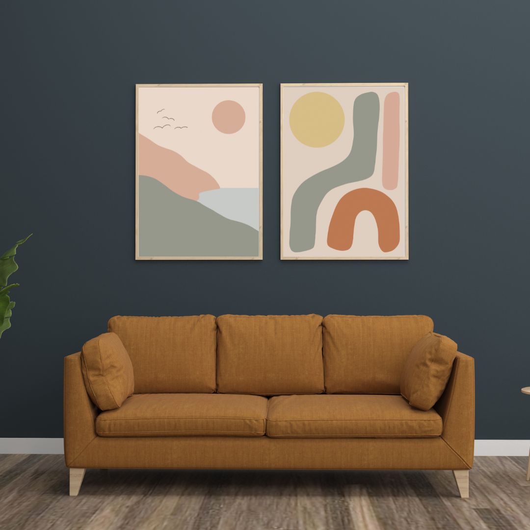 Abstract Bold Shapes, Digital Art Print - Tania Bisaz