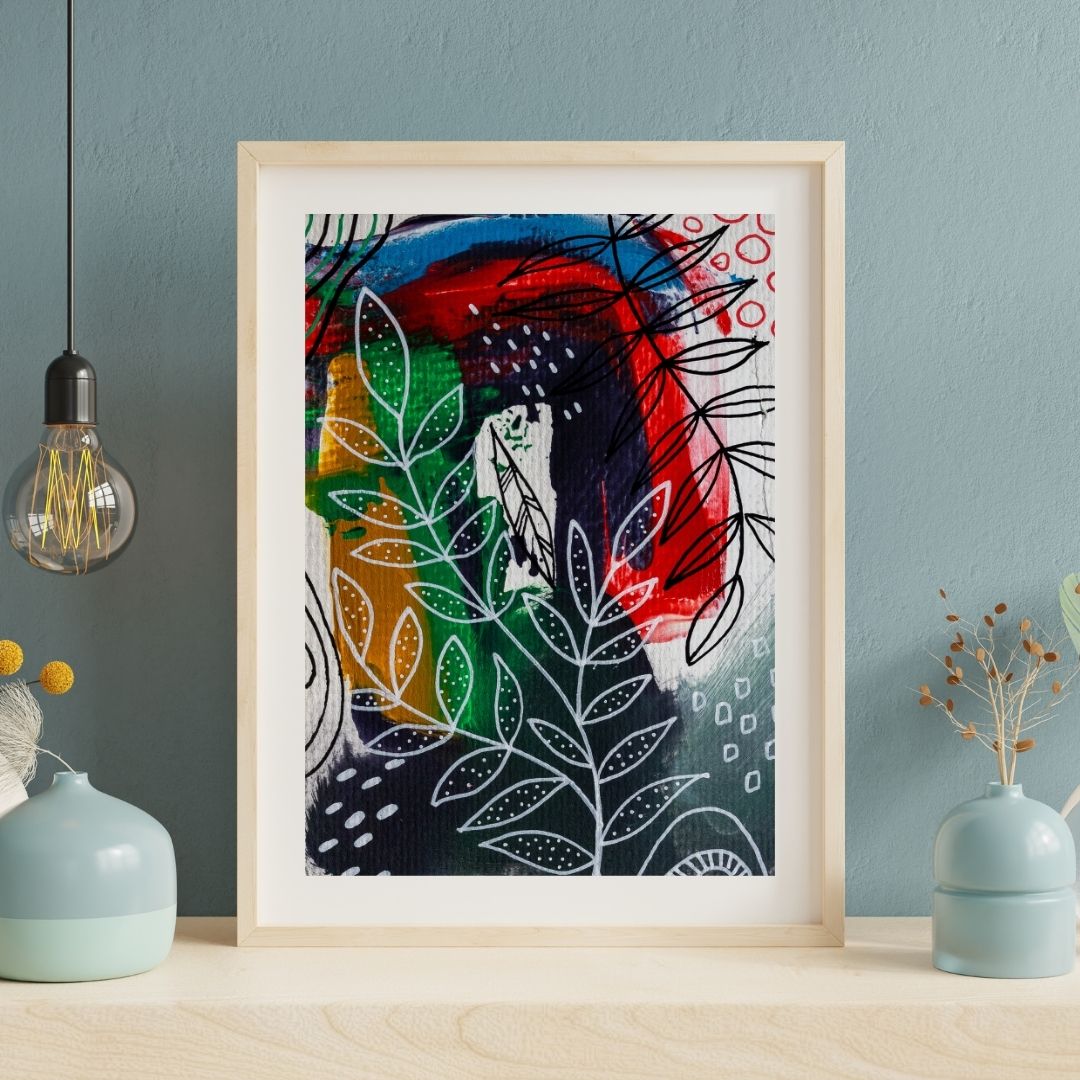 ABSTRACT ART POSTER PRINT