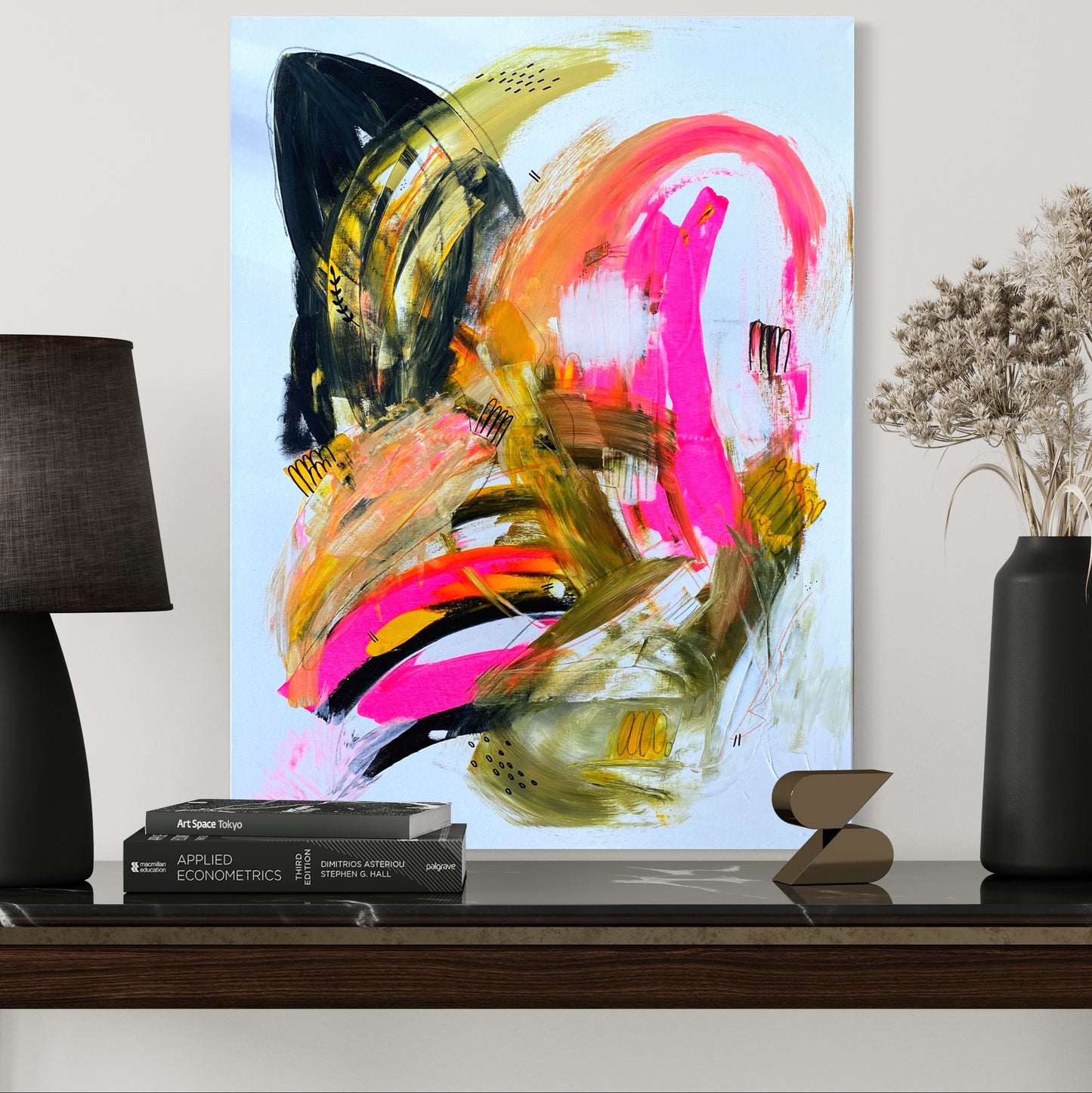 Original Abstract Painting, 60 x 80 cm - Tania Bisaz