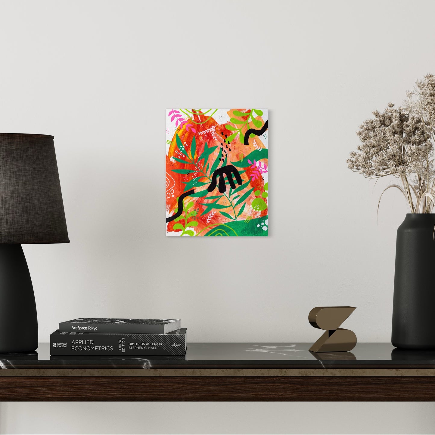 Original Abstract Painting, 24 x 30 cm - Tania Bisaz