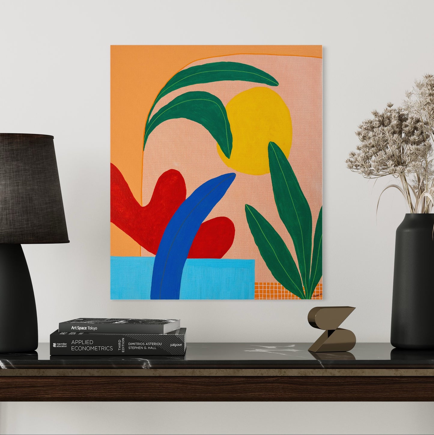 Original Abstract Painting, 50 x 60 cm - Tania Bisaz