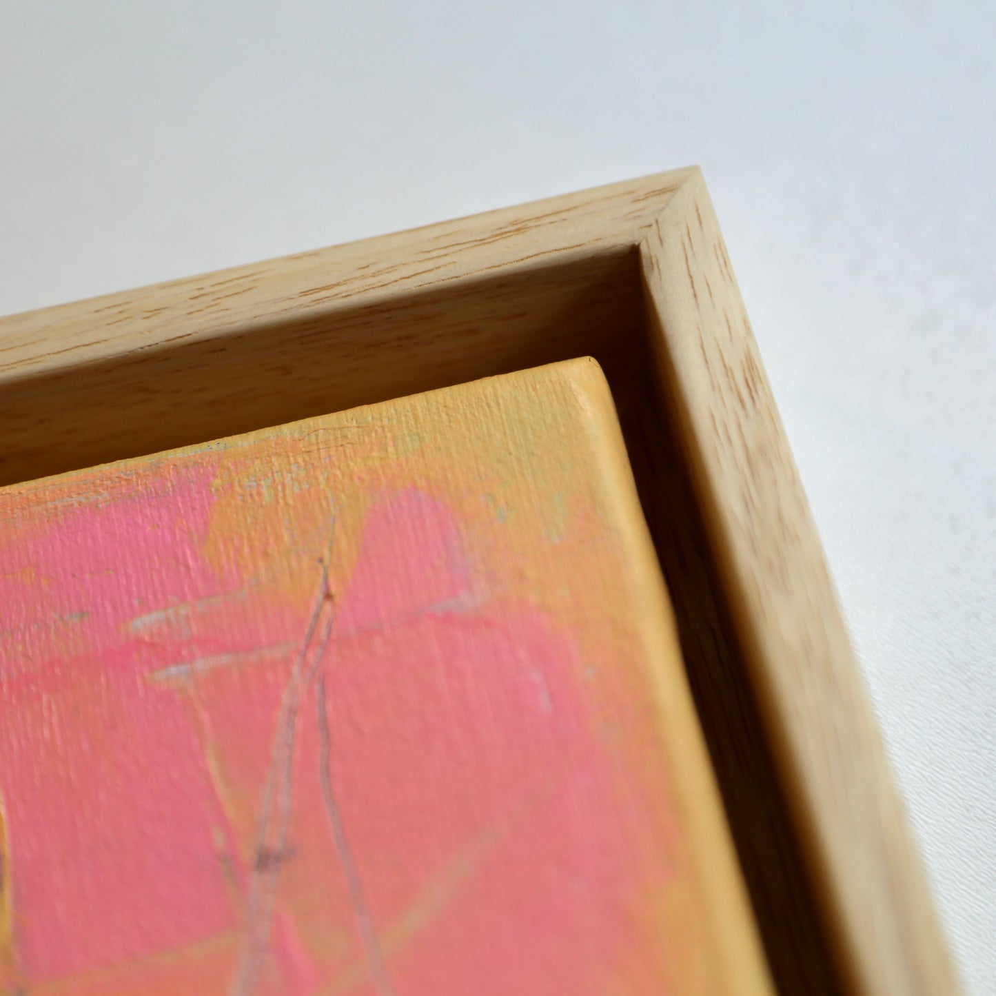 Original Abstract Painting, Paradise, 38 x 46 cm