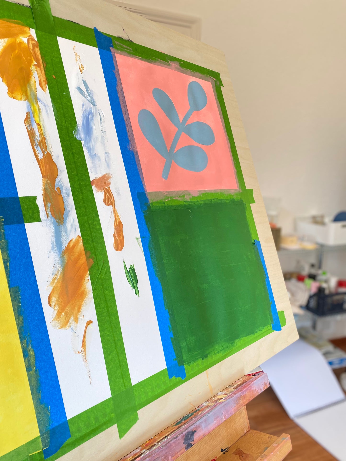 Original Abstract Painting, Desert Botanicals #06 - Tania Bisaz