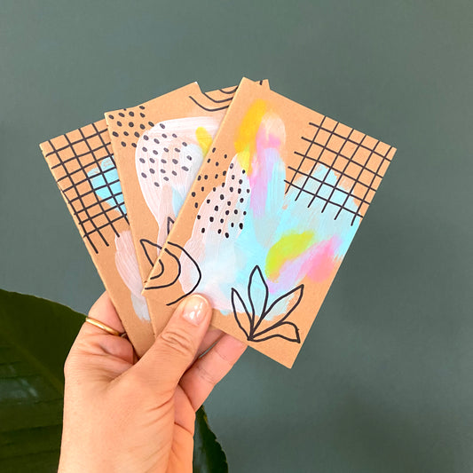 Mini Notebook Set with Original Art Covers (Set of 3) - Tania Bisaz