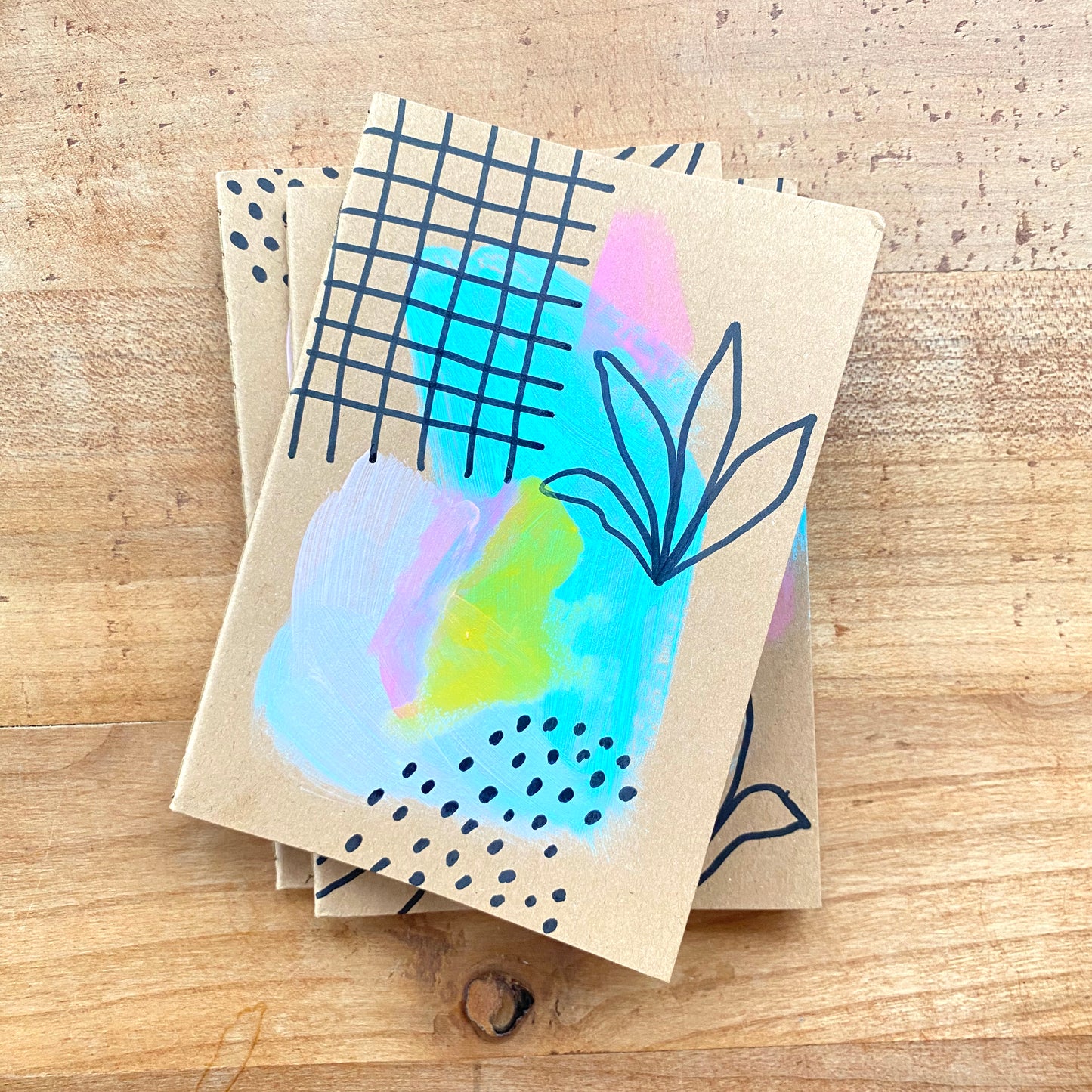 Mini Notebook Set with Original Art Covers (Set of 3) - Tania Bisaz