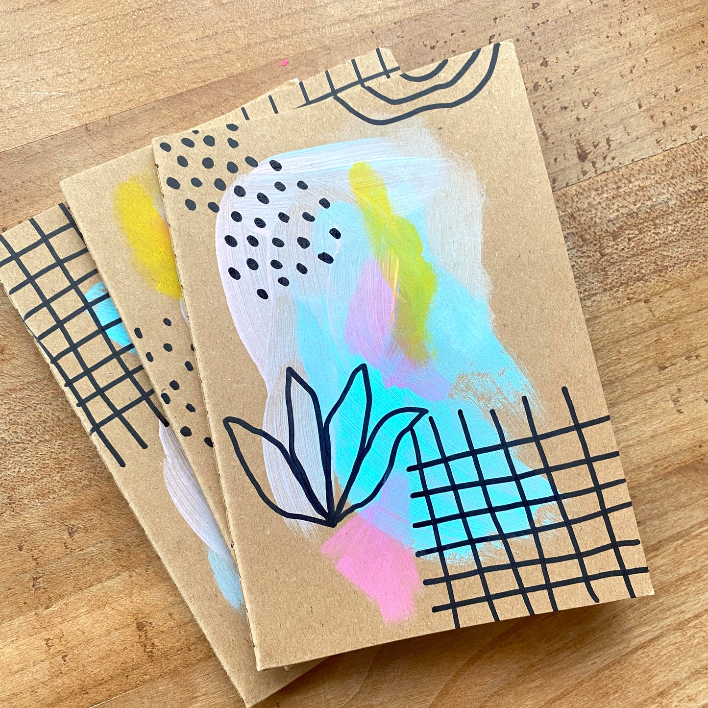 Mini Notebook Set with Original Art Covers (Set of 3) - Tania Bisaz