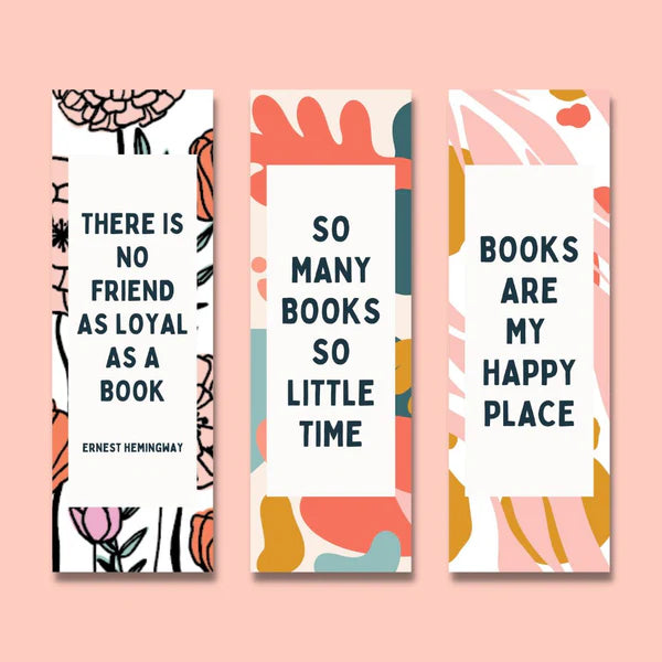 Set of 3 Illustrated Bookmarks - Tania Bisaz