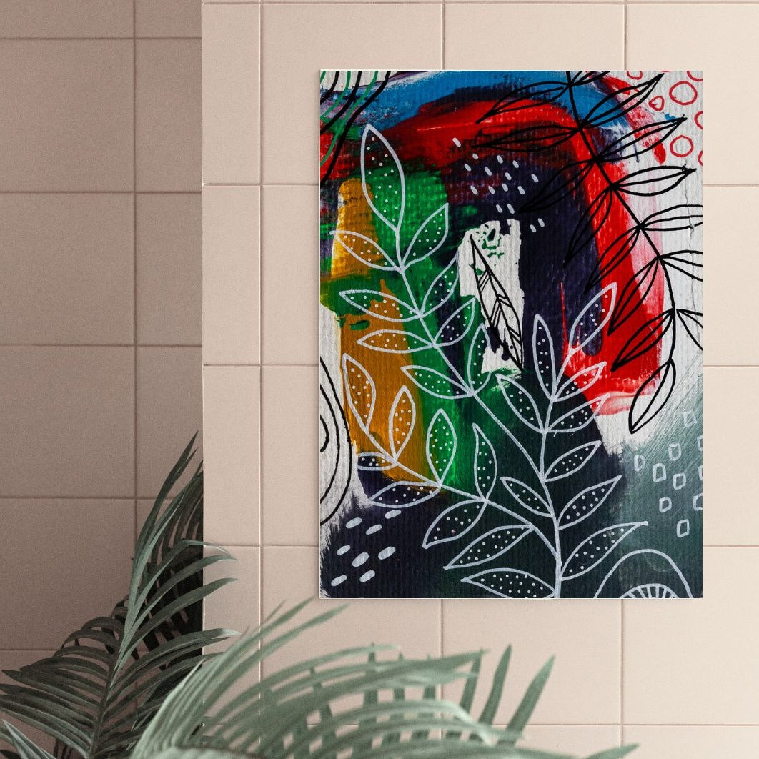 ABSTRACT ART POSTER PRINT