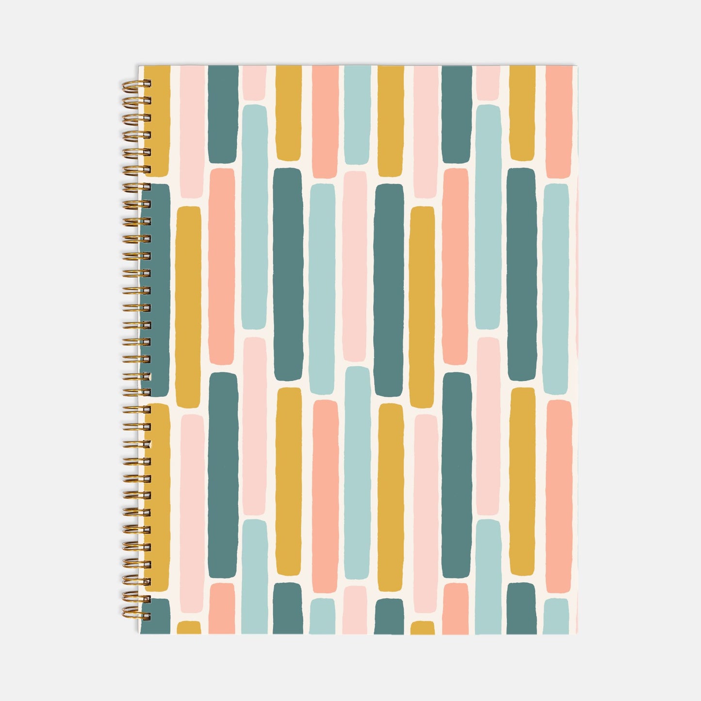 Linear Spiral Notebook – Large Hardcover 8.5" x 11"