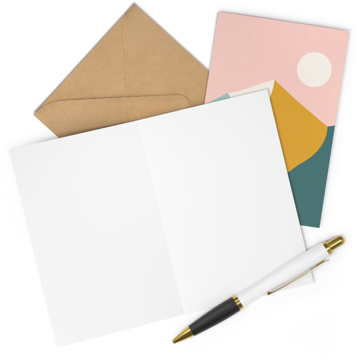 Set of 5 Greeting cards, Lake Como - Tania Bisaz