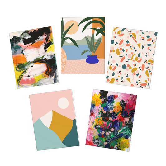 Multi Design Postcards, 5 Pack - Tania Bisaz