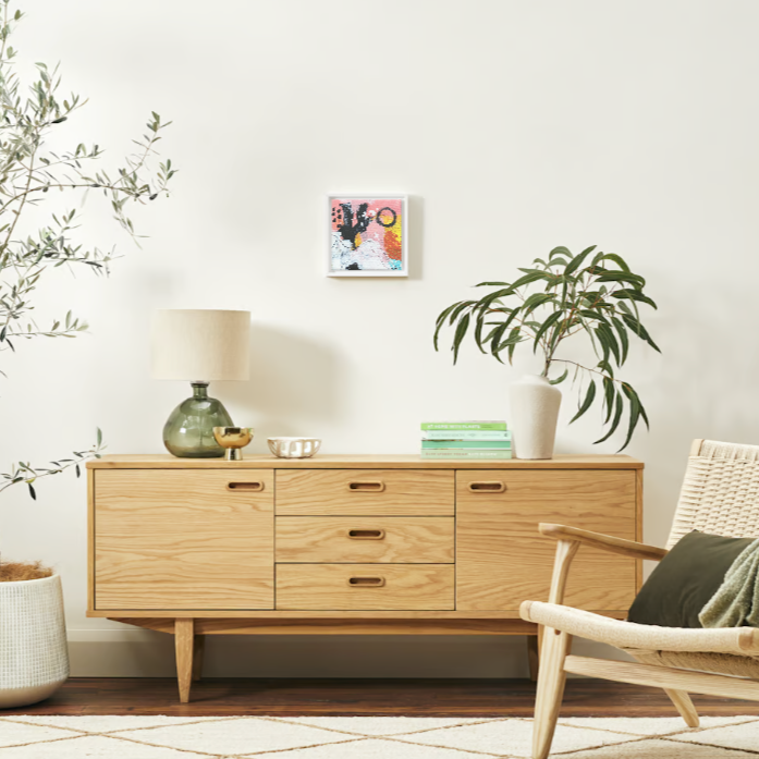 Original Abstract Painting, 20 x 20 cm - Tania Bisaz