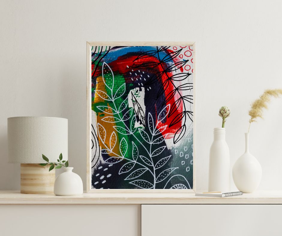 ABSTRACT ART POSTER PRINT