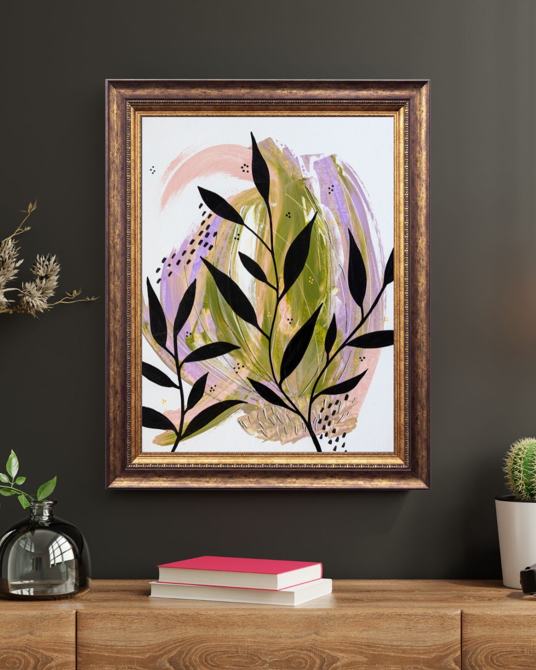 ABSTRACT BOTANICAL POSTER PRINT
