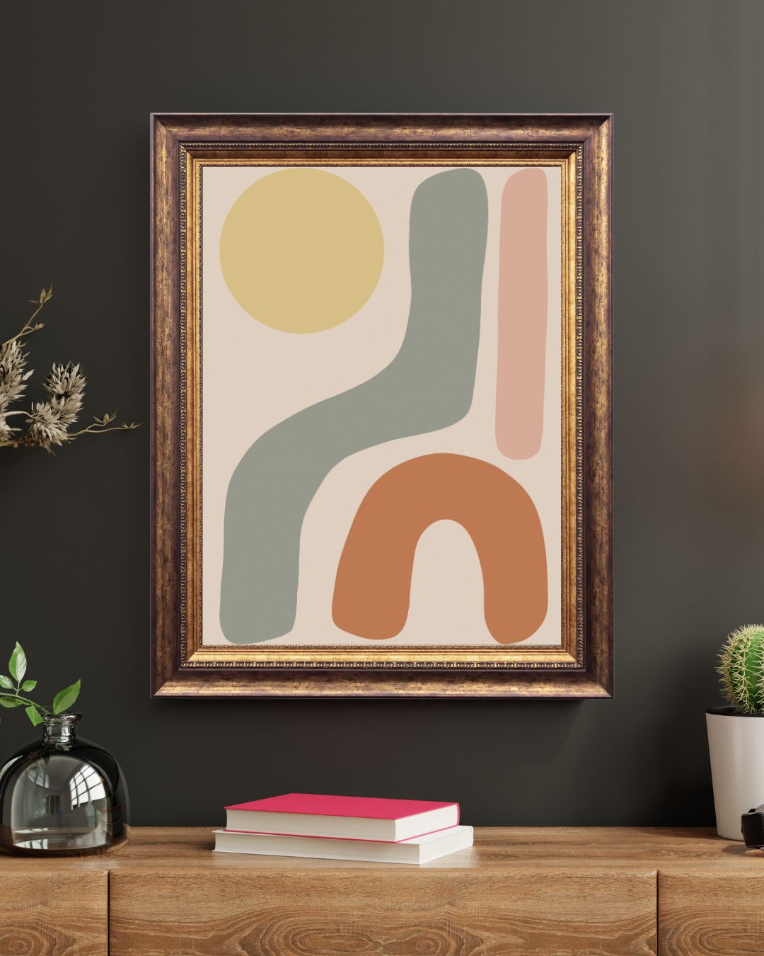 Abstract Bold Shapes, Digital Art Print - Tania Bisaz