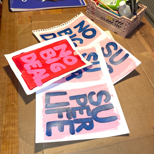 Your Word of the Year, Original Custom Painting - Tania Bisaz