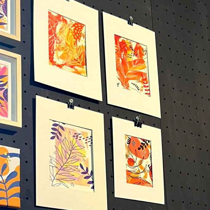 Original Abstract Painting, A5 - Tania Bisaz