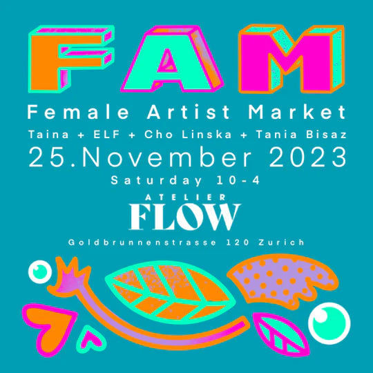 Tania Bisaz at FEMALE ARTIST MARKET