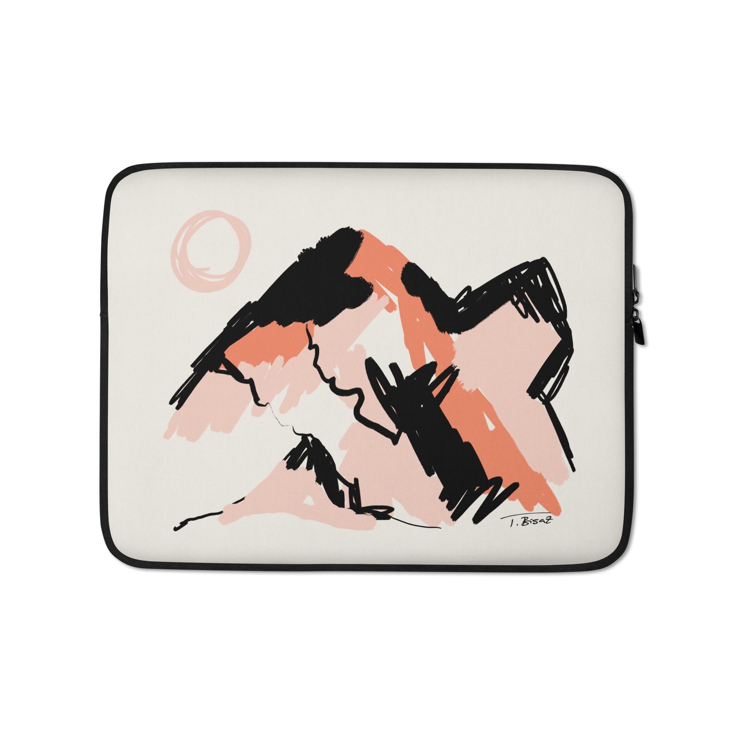 Laptop Sleeve, Abstract Mountains - Tania Bisaz