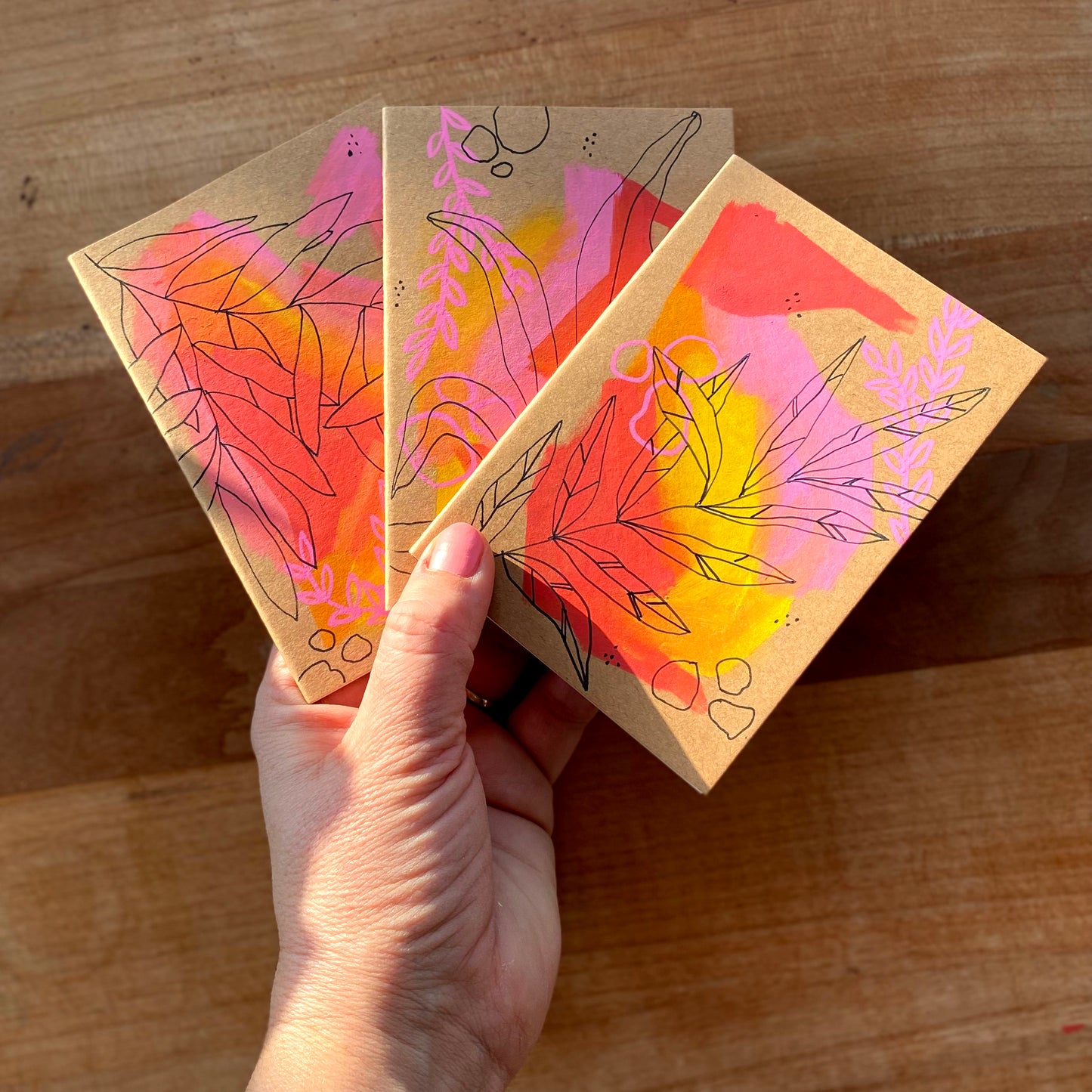 Mini Notebook Set with Original Art Covers (Set of 3) - Tania Bisaz