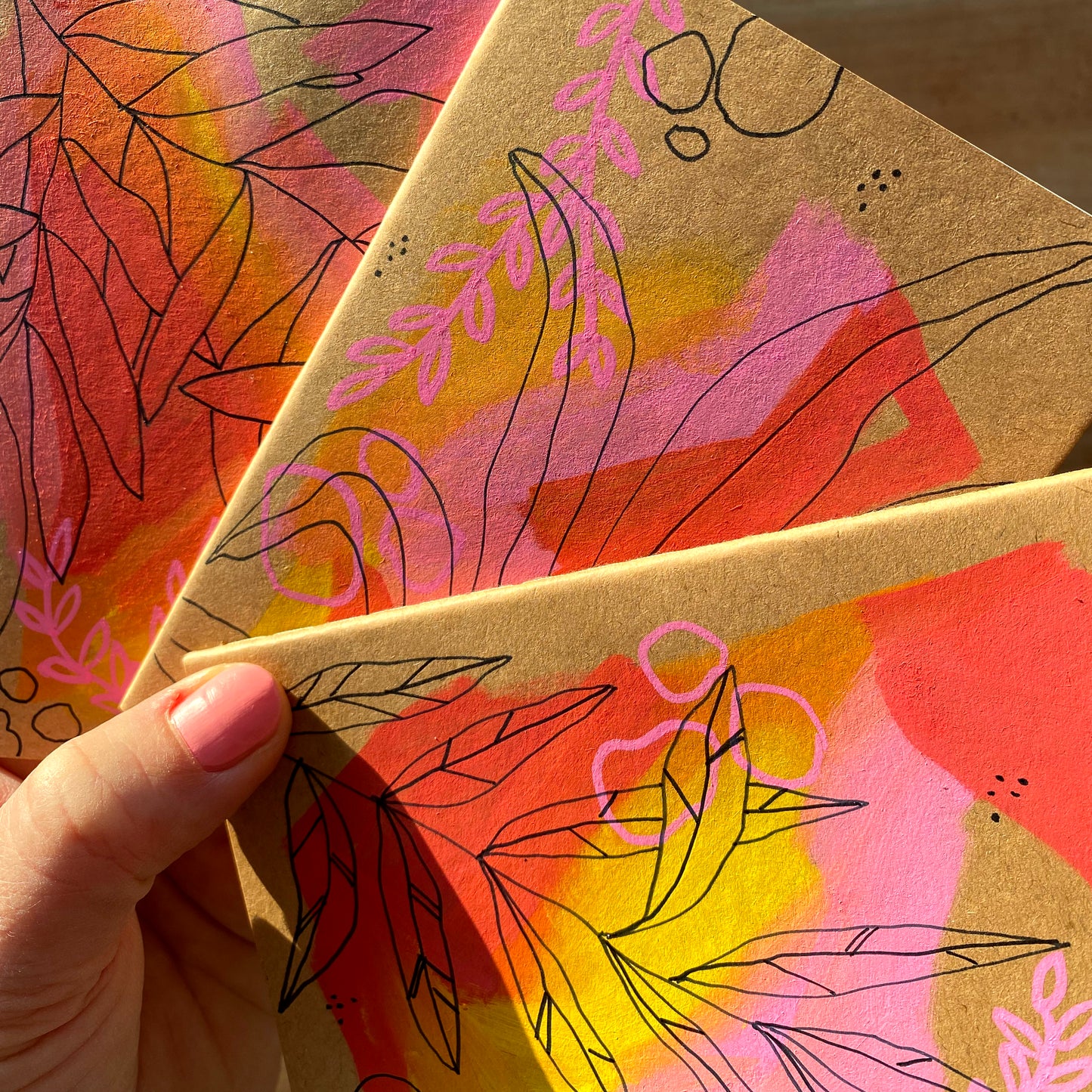 Mini Notebook Set with Original Art Covers (Set of 3) - Tania Bisaz