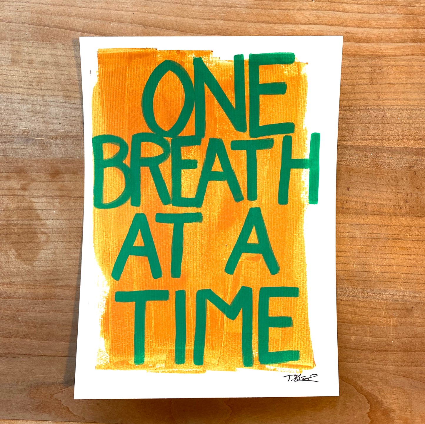 Your Word of the Year, Original Custom Painting - Tania Bisaz