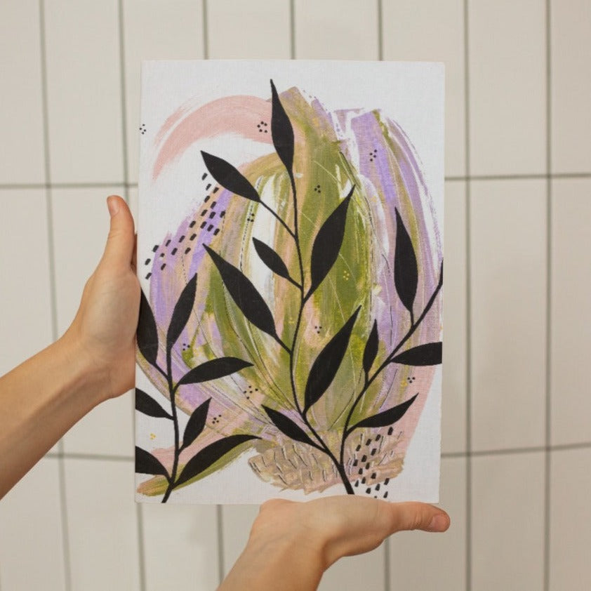 ABSTRACT BOTANICAL POSTER PRINT