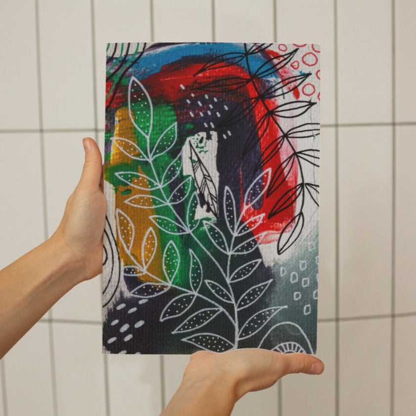 ABSTRACT ART POSTER PRINT