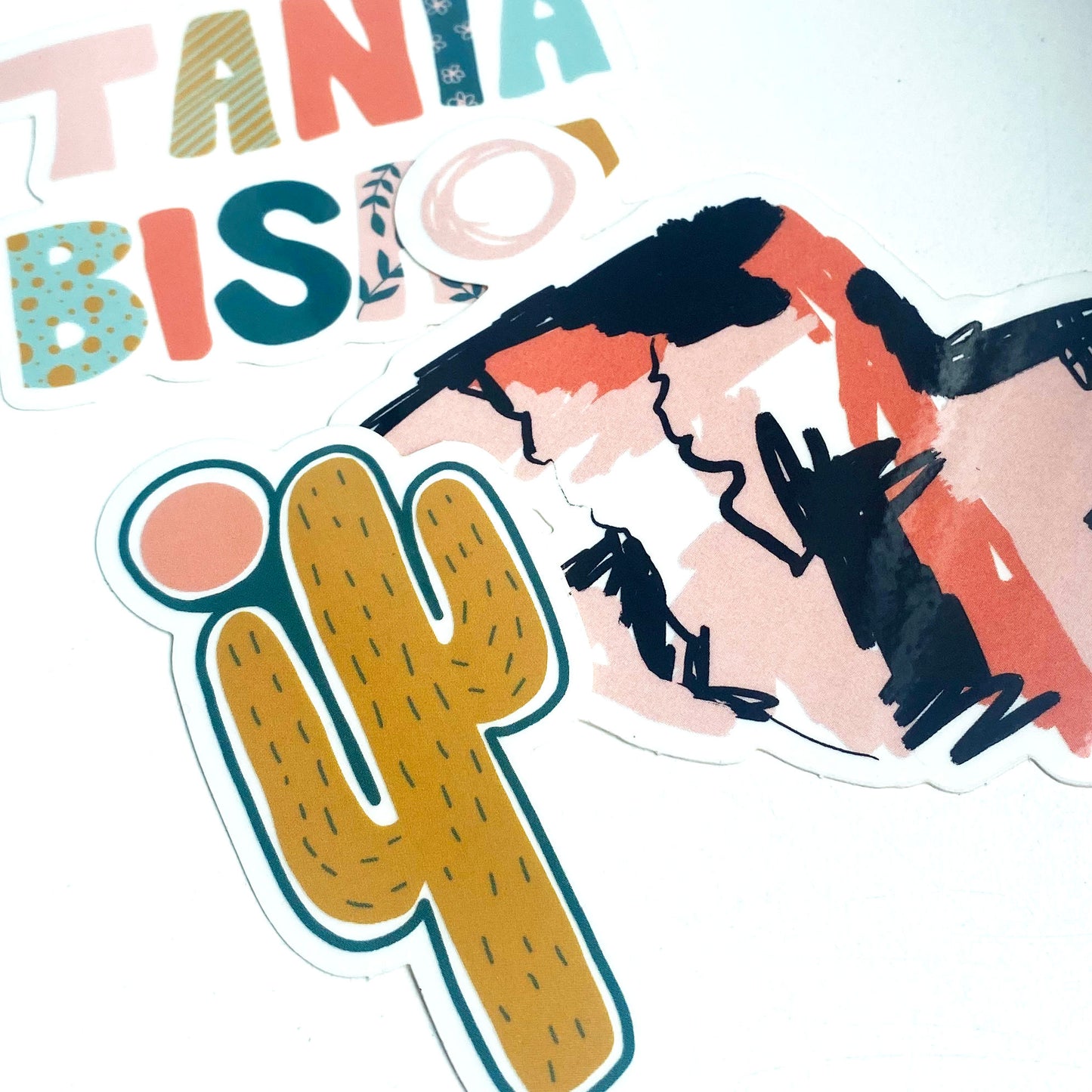 Die Cut Sticker Set, 5 Pieces - Tania Bisaz