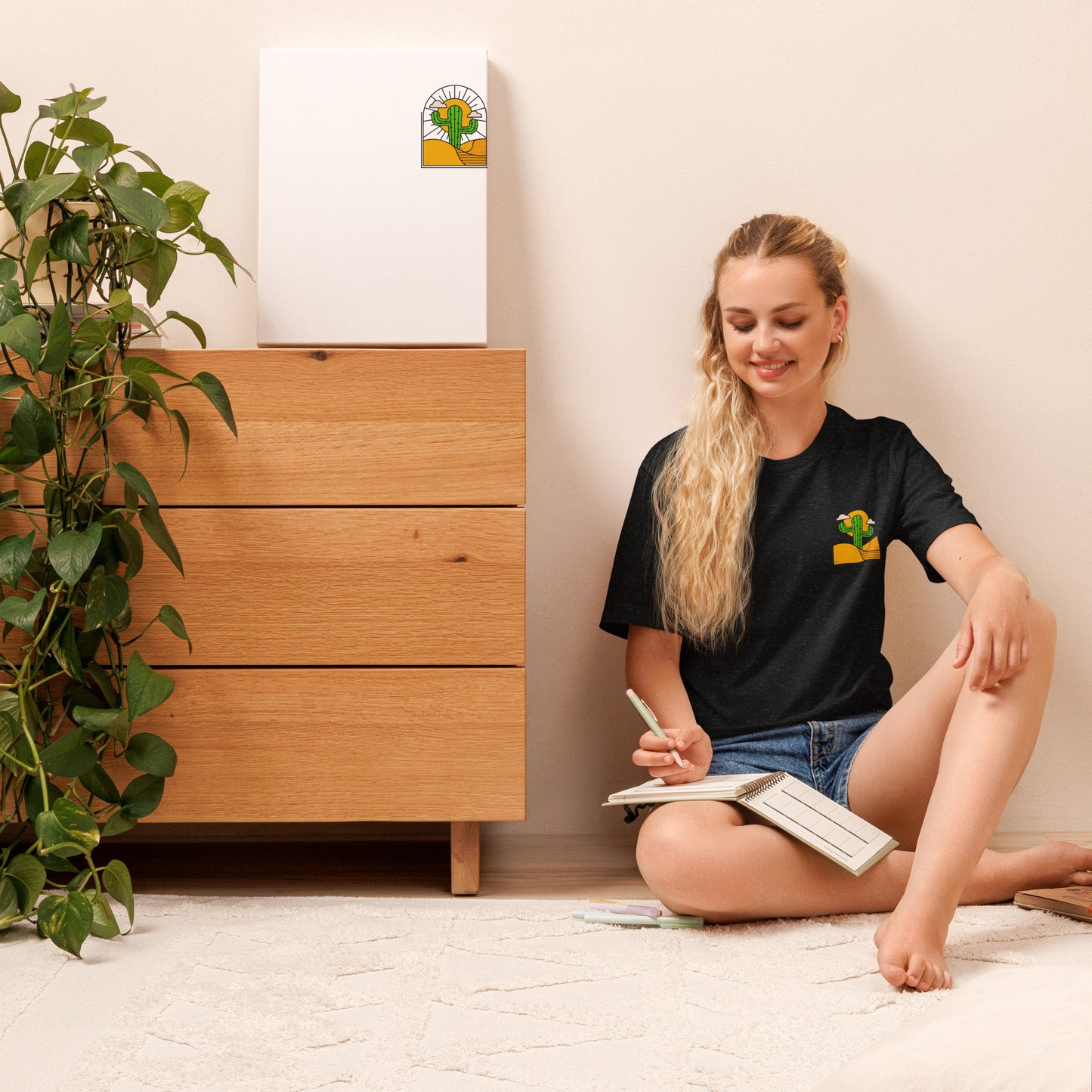 Cactus, Unisex t-shirt - Tania Bisaz