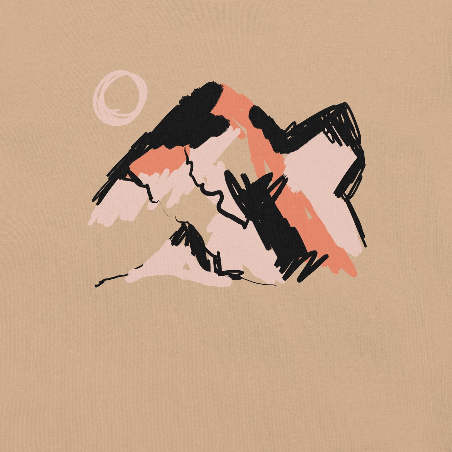 Abstract Mountains Unisex T-Shirt - Tania Bisaz