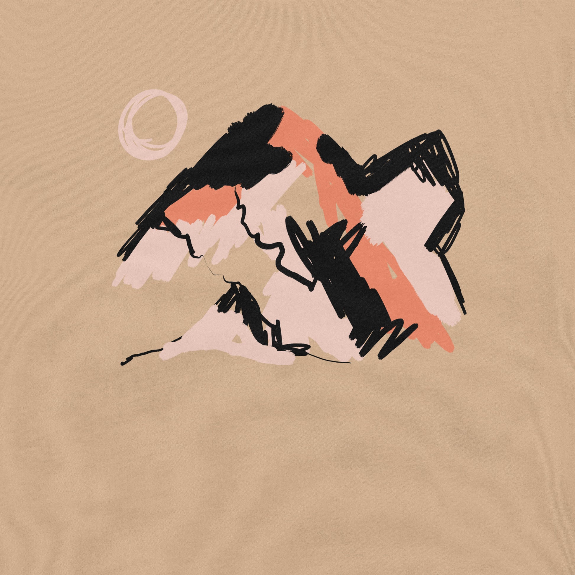 Abstract Mountains Unisex T-Shirt - Tania Bisaz